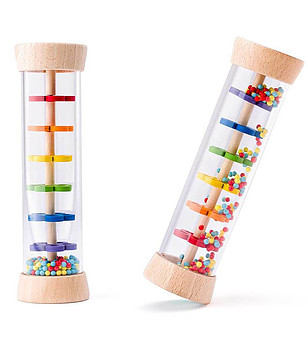 Дървена играчка Ромолене на дъжд снимка