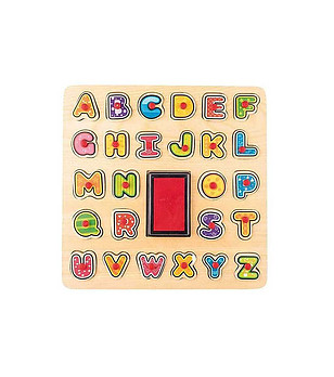 Пъзел с печати Английската азбука снимка