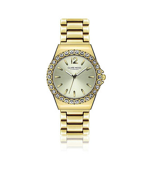 Дамски златист часовник с камъчета Kensington снимка