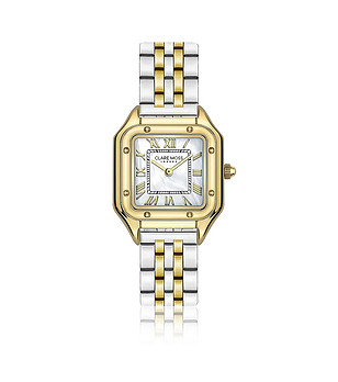 Дамски часовник в златисто и сребристо Charlotte снимка