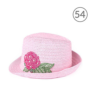 Розова детска шапка с апликации Elona снимка