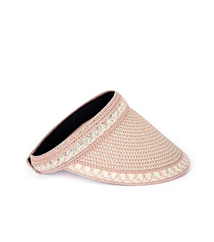 Козирка с дантела в цвят пудра Belita снимка