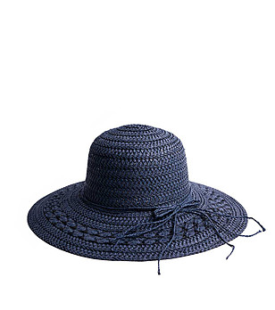 Дамска шапка в тъмносиньо Troia снимка