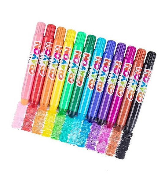 Пастели 12 цвята миещи се снимка