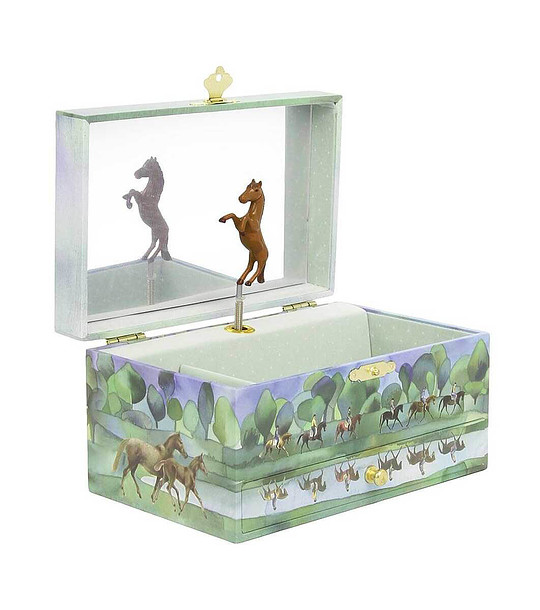 Голяма светеща музикална кутия с чекмедже Кончета снимка