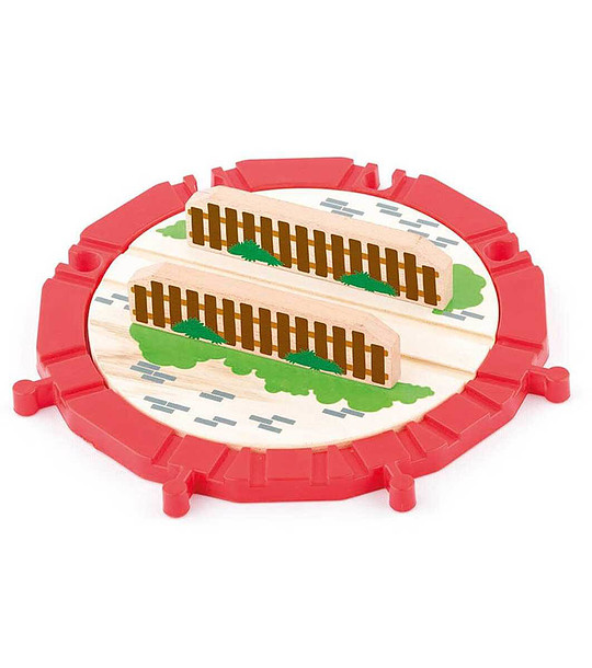 Голямо разклонение за влак с мост снимка