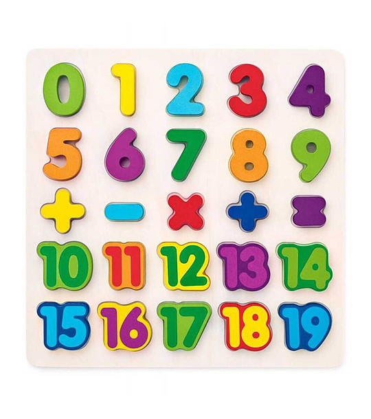 Дървен пъзел Цифри от 1 до 20 снимка