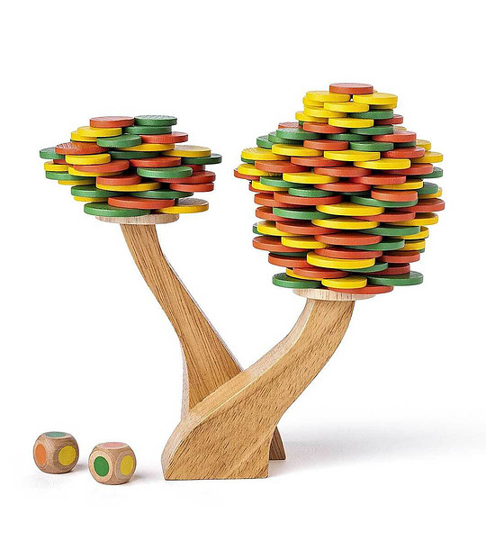 Дървена игра за баланс Есенно дърво снимка