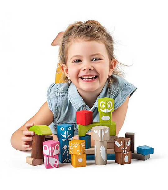 Дървени конструктор Горски свят снимка