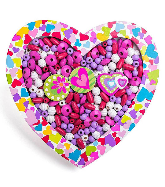 Мъниста за нанизване Сърце голямо снимка