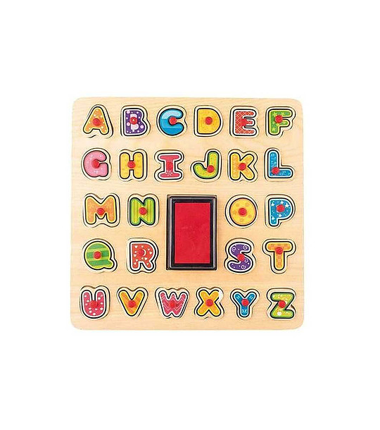 Пъзел с печати Английската азбука снимка