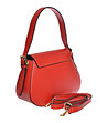 Червена малка дамска чанта от естествена кожа-1 снимка