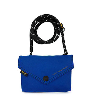 Синя дамска чанта с презрамка Himawari No. 51 снимка