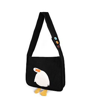 Черна чанта Hello Goose снимка