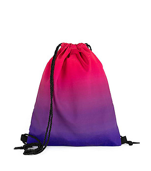 Раница в преливащи циклама и лилаво Daily Ombre снимка