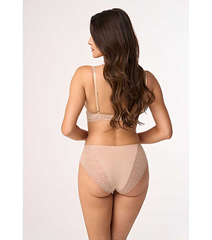 Бежови памучни бикини Sila снимка