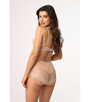 Бежови бикини с висока талия Ina снимка