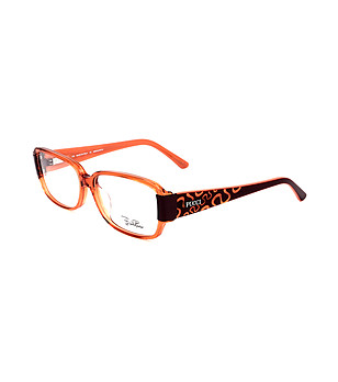 Дамски рамки за очила в оранжев нюанс снимка