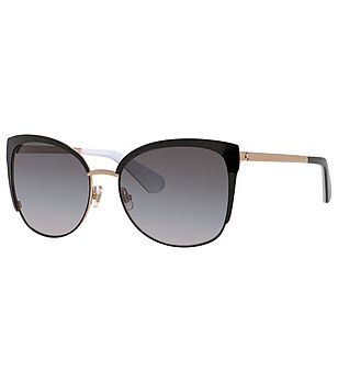 Дамски слънчеви очила в черно и златисто GENICE снимка