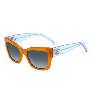 Дамски слънчеви очила в оранжево и светлосиньо VALERIA снимка