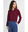 Дамска риза в бордо Ola-2 снимка