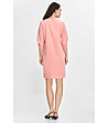 Рокля в цвят сьомга с 3/4 ръкави Milla-1 снимка