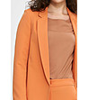 Оранжево дамско сако Wella-3 снимка