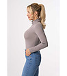 Дамска поло блуза в сиво Beverly-2 снимка