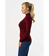 Дамска блуза в бордо Resta-2 снимка