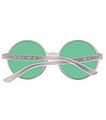 Дамски кръгли слънчеви очила със зелени лещи-2 снимка