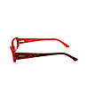 Дамски рамки за очила в червен нюанс-2 снимка