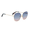 Дамски слънчеви очила в златисто и синьо KENNA-2 снимка