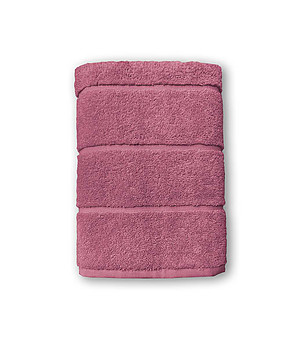 Тъмнорозова памучна кърпа Стефани 30х50 см снимка