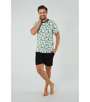 Мъжка памучна лятна пижама Picos снимка