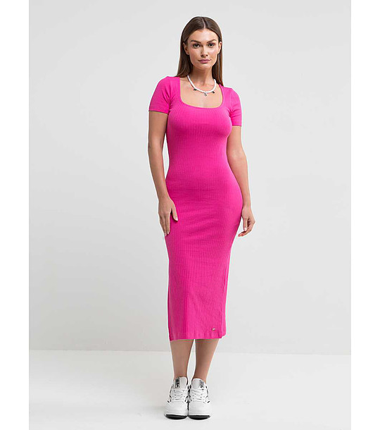 Памучна рокля в циклама Edmi снимка