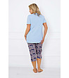 Памучна дамска пижама в сини нюанси Carbonia-1 снимка