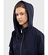Тъмносиньо дамско яке с качулка NAFULA-2 снимка