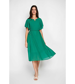 Рокля в зелен нюанс снимка