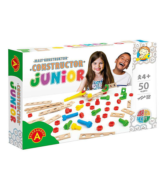 Дървен конструктор Alexander 50 части снимка