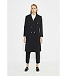 Дамско палто в черно-3 снимка