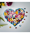 Дървен пъзел Celebrating 100 части Цветно сърце-1 снимка
