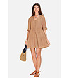 Бежова рокля в копчета-3 снимка