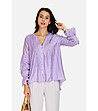 Лилава дамска риза Rachela-1 снимка