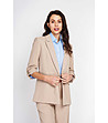 Дамско бежово сако Modelia-4 снимка