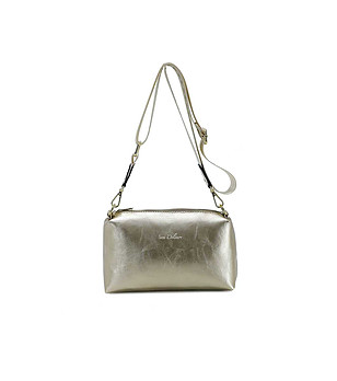 Малка дамска чанта в златист нюанс Danae снимка