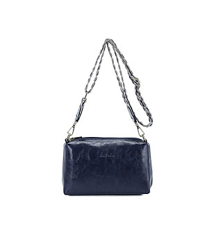 Малка тъмносиня дамска чанта Danae снимка