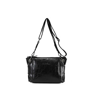 Черна дамска чанта с презрамка Sanoma снимка