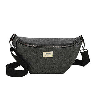 Черна дамска текстилна чанта Vlada снимка