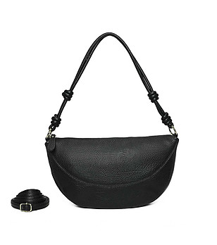 Черна дамска чанта Elpida снимка