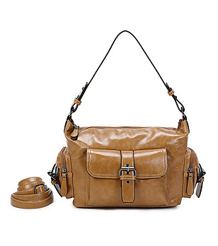 Дамска кафява чанта Diamantina снимка